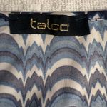 Talco Elegant Blue Wave Pattern Jumpsuit Photo 5