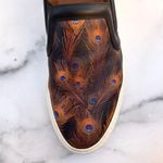 Givenchy women’s peacock print brown skate slip on sneakers size IT 39 US 9 Photo 7