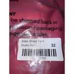 Brand New Ruby Ribbon Women's Size 32 Rustic Red Sleek Shaping Tank Photo 3