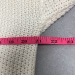 Anthropologie Moon & Meadow XS White Twist Front Sweater VNeck Long Sleeve Cozy Photo 6