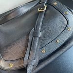 MCM 2- Way Grained Cowhide Leather Bag - Black - Preowned Photo 2