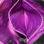 Coach Black Leather ‘Ashley’ Satchel Handbag Large Pebbled with strap Photo 7