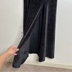 Reformation  sparkle/glitter dress black medium Photo 4