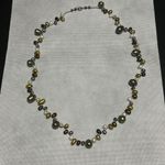 Multicolored Top Drilled Teadrop Genuine Pearl Necklace Green Photo 2
