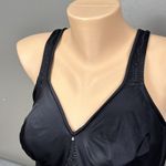 Olga’s Christina Bra Size 40DD Minimizer Black Underwire 55902 2 Ply Full Cover Photo 2