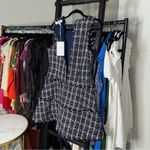 Likely Multi Tweed Jewel Fit & Flare Mini Dress in Blue Multi Photo 15