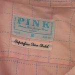 Thomas Pink French Cuff Button Up Shirt Size 14 Pink Stripe Superfine Two Fold Photo 2