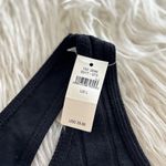 Aerie  Cozy Class Ribbed Knit Sports Bra True Black Size Large Photo 6