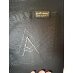 7 For All Mankind  Pants Women 31 Black Cotton Blend‎ Western Flare Leg Bootcut Photo 6
