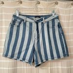 Kate Spade Saturday Striped Denim Shorts Photo 0