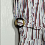 Aeropostale  Women’s Striped Apron Style Skort Romper Size Small Photo 2