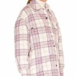 Lovers + Friends Revolve Conlee Quilted Shacket Pink Purple Size Medium Photo 1