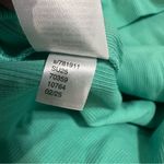 Loft  Perfect Ribbed Midi Tank Dress in Tropical Mint Small NWT Photo 7