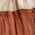 BLUE PEPPER long maxi dress size large gauze adjustable straps flowy lined Photo 8