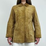 Vintage Genuine Suede Button Photo 9