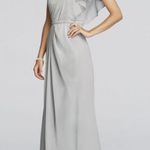 NWT Wonder by Jenny Packham plum silver beaded one shoulder maxi dress size 4 Purple Photo 2