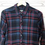 Michael Stars Anthropologie Plaid Relaxed Fit Boyfriend Flannel XS Photo 5