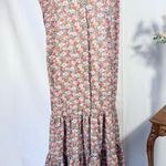 Natural Life  Talulah Maxi Dress Oversized Floral Button Front Cottagecore~L/XL💚 Photo 0