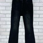 Madewell Curvy Cali-Demi Boot Jeans in Berkeley Black Chewed Hem Edition Size 26 Photo 4