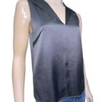 Alexander Wang Women’s Size 4 Black Reverse Side Sleeveless Tank Top Photo 2