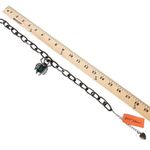 Betsey Johnson NEW  SPIDER CHAIN NECKLACE Chunky Black Chain 18" Goth Halloween Photo 7