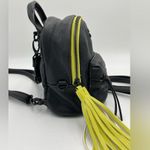 Steve Madden Faux Leather
Black Neon Mini 3 way Backpack
Purse W Tassels Photo 1