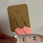 Handmade Strawberry Chocolate Bar Earrings Pink Photo 3