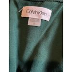 Calvin Klein notched Off The Shoulder Emerald Green Gown size 12 Photo 9