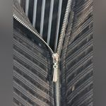 Chico's Chico’s Easywear Sheer Stripe Full Zip Cardigan jacket Sweater Size 1 Medium Photo 3