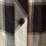 Rails  Hunter Cabincore L/S Button Down Flannel Ebony & Ivory Plaid Size SMALL Photo 3