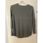 Apt. 9  Sweater Blouse Size L Silver Sparkle Shimmer Gray Holiday Office Lagenlook Photo 1