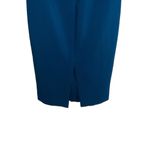 Likely Driggs One Shoulder Strapless Midi Dress In Cerulean Blue Teal Photo 8