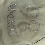 NWT Green Cropped London Crystal Sweater Size L Photo 2