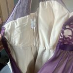 Mori Lee Women's Dress 12 Gown Formal Wedding Long Maxi Lace Chiffon Deep Purple Photo 11