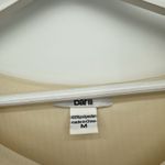 Bar III  Cream Smocked Short Sleeve Dress Mini Size Medium Coquette Photo 5