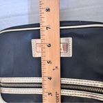 Versace Perfumes Black Gold Nylon Crossbody Handbag Womens Purse Shoulder Bag Photo 6