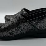 Dansko Professional Clogs Size 40 Floral Metallic Nursing Excellent Condition Photo 10