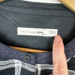 Rag and Bone  Plaid Mini Dress‎ Sz XS Black Long Sleeve Tie Waist Casual Academia Photo 5