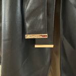 Kenneth Cole New York Vegan Leather Shawl Collar Belted Jacket Photo 3