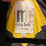 Misty Harbor Vintage Yellow Raincoat with Black Trim Size M Photo 3
