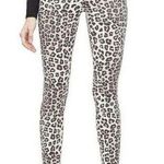 Good American Skinny Jeans Women's 22 Denim Snow Leopard Good Waist Crop B48 Photo 0