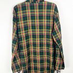 SAVAGE x FENTY Tied Up Tartan Plaid PJ Raw Hem Sleep Shirt, Size XL Photo 1