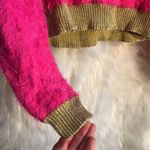Juicy Couture  Neon Pink Fuzzy Eyelash Sweater Photo 4