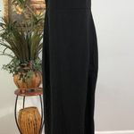 Windsor  Women Dress Square Neck Trapy Sleeveless High Thigh Slit Back Zip Black Photo 0