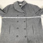 Liz Claiborne Gray Wool Cashmere Peacoat Jacket Size XL Double Breasted Winter Photo 7