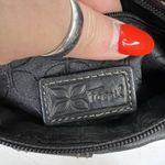 Fossil  Black Leather Crossbody Shoulder Bag Messenger Purse Adjustable Strap Photo 7