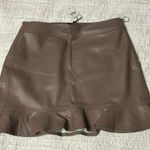 EXPRESS  Faux Leather Skirt, 6, NWT Photo 0
