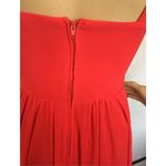 B. Smart Red Rhinestone Prom Party High Low Dress Size 1 Juniors Sleeveless Photo 10