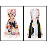 Clover Canyon 💕💕 Neoprene Scuba Geometric Dress Photo 6