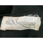 Vintage Suzanne Black Women's Size Small Flowy Long Maxi Skirt Button Closure Photo 3